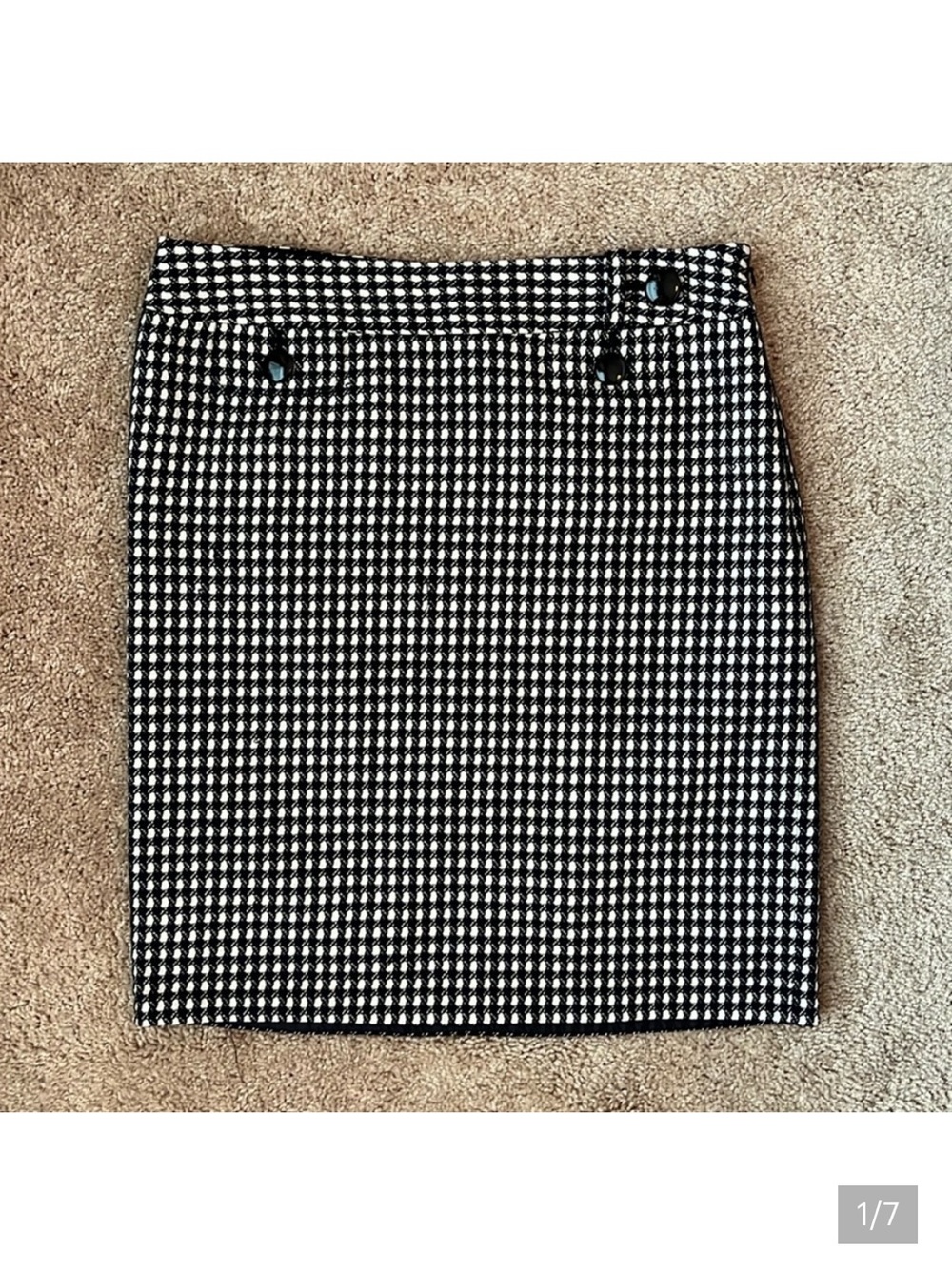 Ann Taylor Wool Blend Pencil Skirt